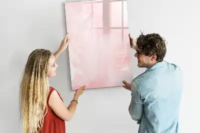 Magnettafel beschreibbar mit Rosen-Motiv