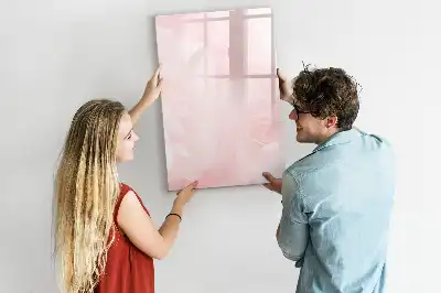Magnettafel beschreibbar mit Rosen-Motiv