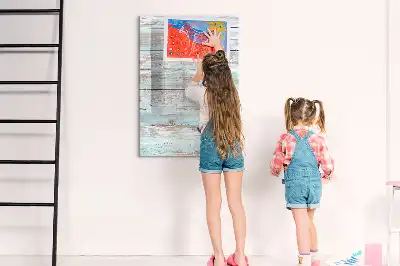 Magnettafel zum Beschreiben in Pastellfarben