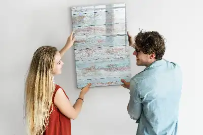 Magnettafel zum Beschreiben in Pastellfarben
