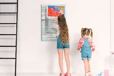 Magnettafel zum Beschreiben in Pastellfarben