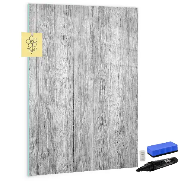 Magnettafel aus Holz beschreibbare Ausführung