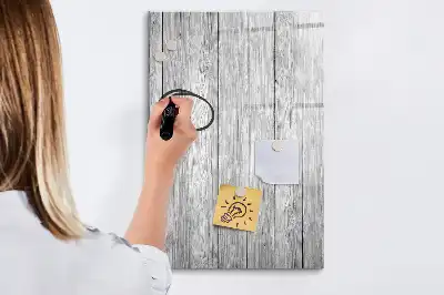 Magnettafel aus Holz beschreibbare Ausführung