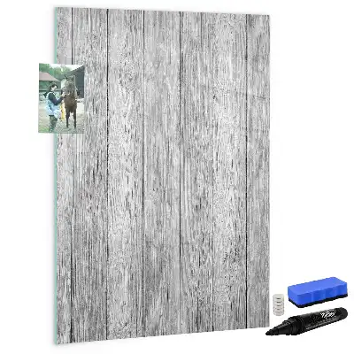 Magnettafel aus Holz beschreibbare Ausführung