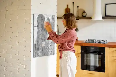 Magnettafel aus Holz beschreibbare Ausführung