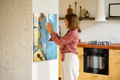 Magnettafel beschreibbar für Strandzubehör