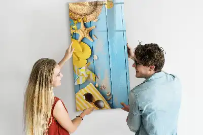 Magnettafel beschreibbar für Strandzubehör