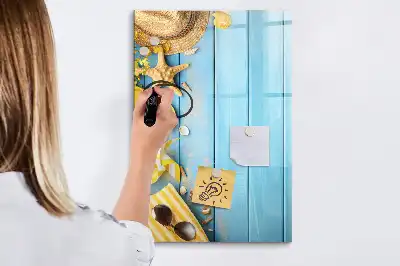 Magnettafel beschreibbar für Strandzubehör