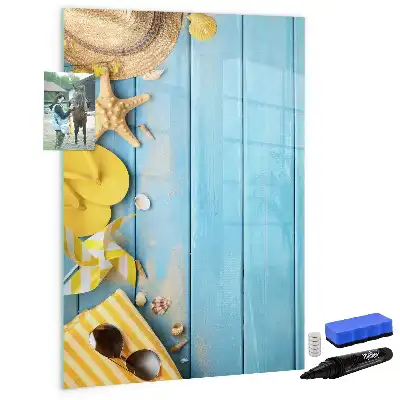 Magnettafel beschreibbar für Strandzubehör