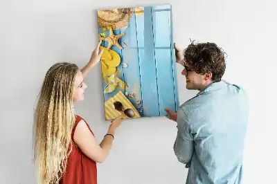 Magnettafel beschreibbar für Strandzubehör