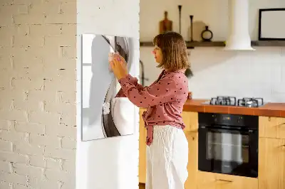 Magnettafel beschreibbar im Design Wellen-Abstraktion
