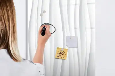 Magnettafel zum Beschreiben mit Motiv abstrakte Linien