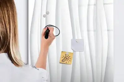 Magnettafel zum Beschreiben mit Motiv abstrakte Linien