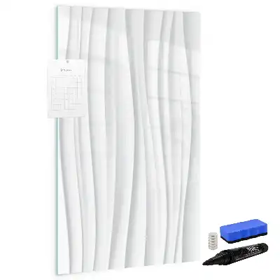 Magnettafel zum Beschreiben mit Motiv abstrakte Linien