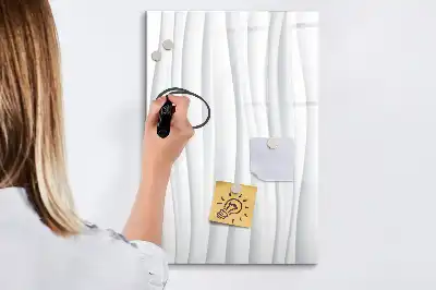 Magnettafel zum Beschreiben mit Motiv abstrakte Linien