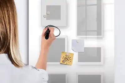 Magnettafel beschreibbarer Fotorahmen