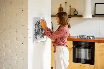 Magnettafel Unsere Liebe Frau von Guadalupe zum Beschreiben mit dem Motiv der Gottesmutter von Guadalupe