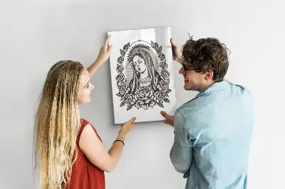 Magnettafel Unsere Liebe Frau von Guadalupe zum Beschreiben mit dem Motiv der Gottesmutter von Guadalupe