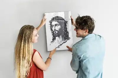 Magnettafel beschreibbar mit Motiv Jesus Christus