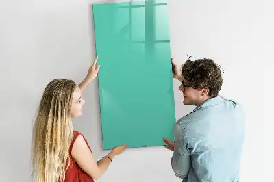 Magnettafel beschreibbar in Türkis