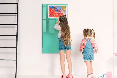 Magnettafel beschreibbar in Türkis