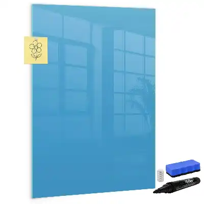 Magnettafel zum Schreiben in Hellblau