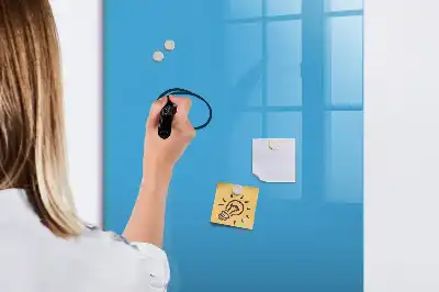 Magnettafel zum Schreiben in Hellblau