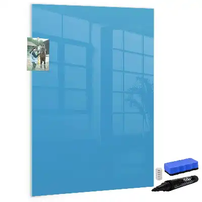 Magnettafel zum Schreiben in Hellblau
