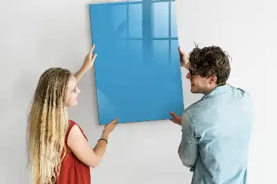 Magnettafel zum Schreiben in Hellblau