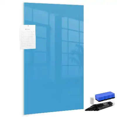 Magnettafel zum Schreiben in Hellblau