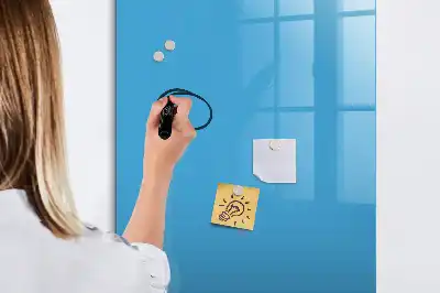 Magnettafel zum Schreiben in Hellblau