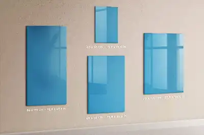Magnettafel zum Schreiben in Hellblau