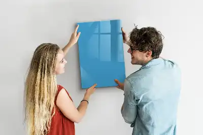 Magnettafel zum Schreiben in Hellblau