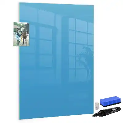 Magnettafel zum Schreiben in Hellblau