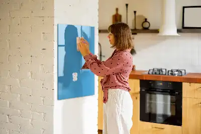 Magnettafel zum Schreiben in Hellblau