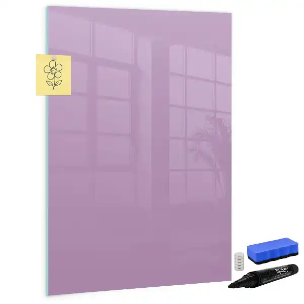 Magnettafel zum Schreiben in Flieder