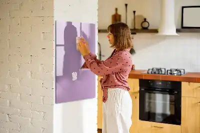 Magnettafel zum Schreiben in Flieder