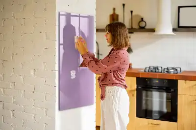 Magnettafel zum Schreiben in Flieder