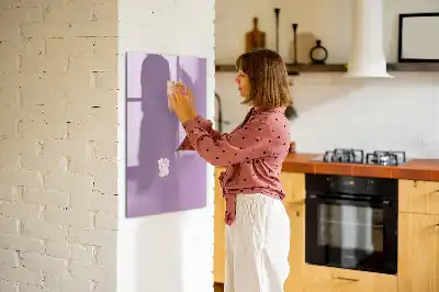 Magnettafel zum Schreiben in Flieder