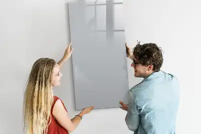 Beschreibbare Magnettafel in Hellgrau