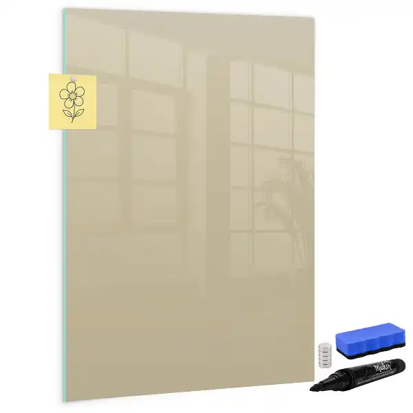 Magnettafel zum Beschreiben in Beige