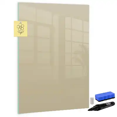 Magnettafel zum Beschreiben in Beige