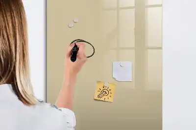 Magnettafel zum Beschreiben in Beige