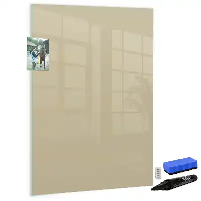 Magnettafel zum Beschreiben in Beige