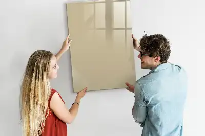 Magnettafel zum Beschreiben in Beige