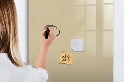 Magnettafel zum Beschreiben in Beige