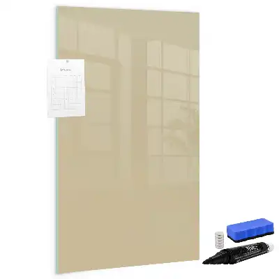Magnettafel zum Beschreiben in Beige