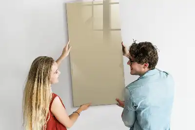 Magnettafel zum Beschreiben in Beige