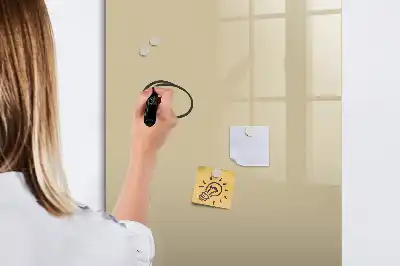 Magnettafel zum Beschreiben in Beige