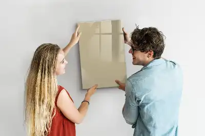 Magnettafel zum Beschreiben in Beige